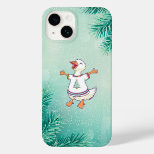 Funda Para iPhone 14 De Case-Mate Funda para iPhone / iPad de pato de Navidad adorab
