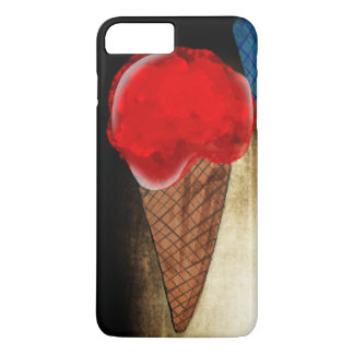 8 Plus/7 Plus Funda para iPhone / iPad de postre de helado