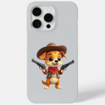 Funda para iPhone/iPad de vaquero perrito