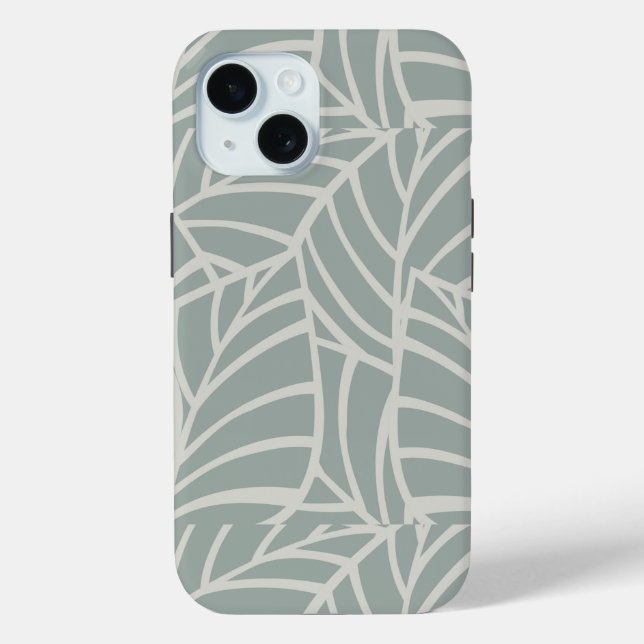 Funda De Case-Mate Para iPhone Funda para iPhone / iPad de Venas Botánicas Minima (Reverso )