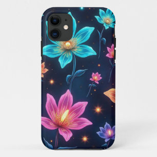iPhone 11 Funda para iPhone/iPad Galaxia Floral Alien