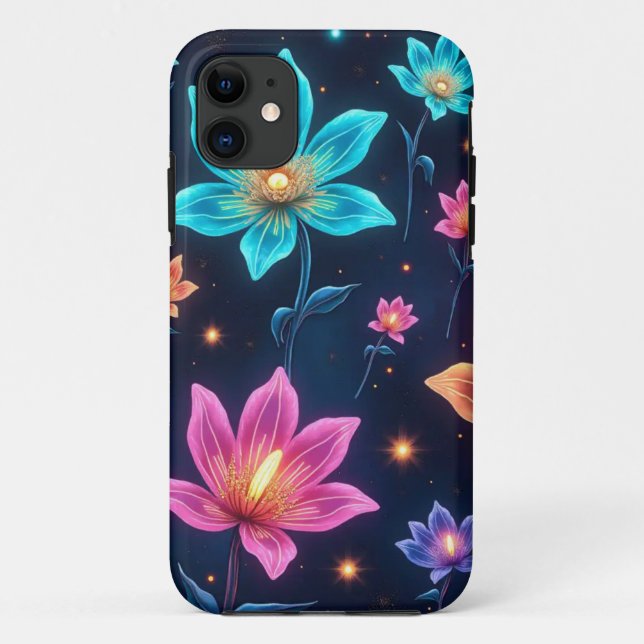 Funda De Case-Mate Para iPhone Funda para iPhone/iPad Galaxia Floral Alien (Reverso)