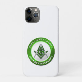 iPhone 11 Pro Funda para iPhone/iPad Masónica Verde