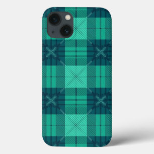 13 Funda para iPhone / iPad verde con estampado de ta