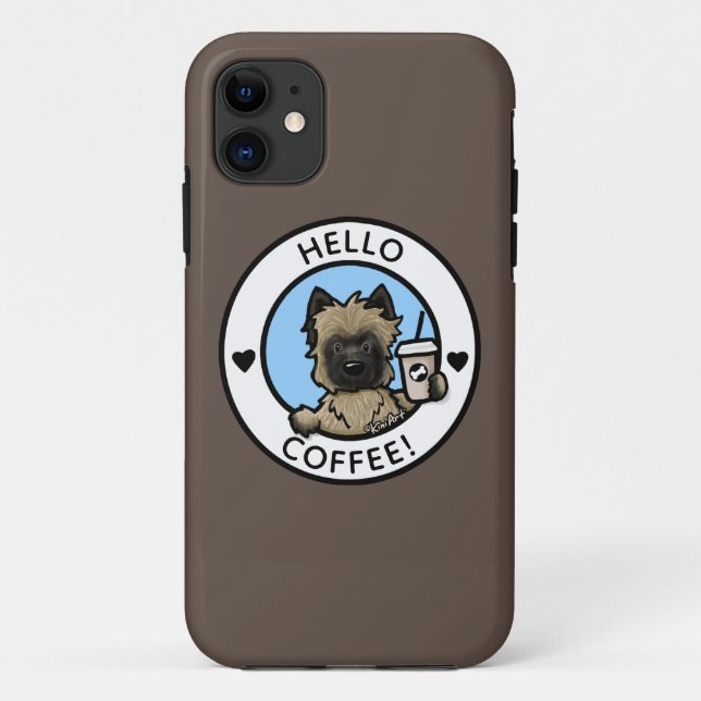 Funda De Case-Mate Para iPhone Funda para iPhone KiniArt Coffee Cairn Case-Mate (Reverso)