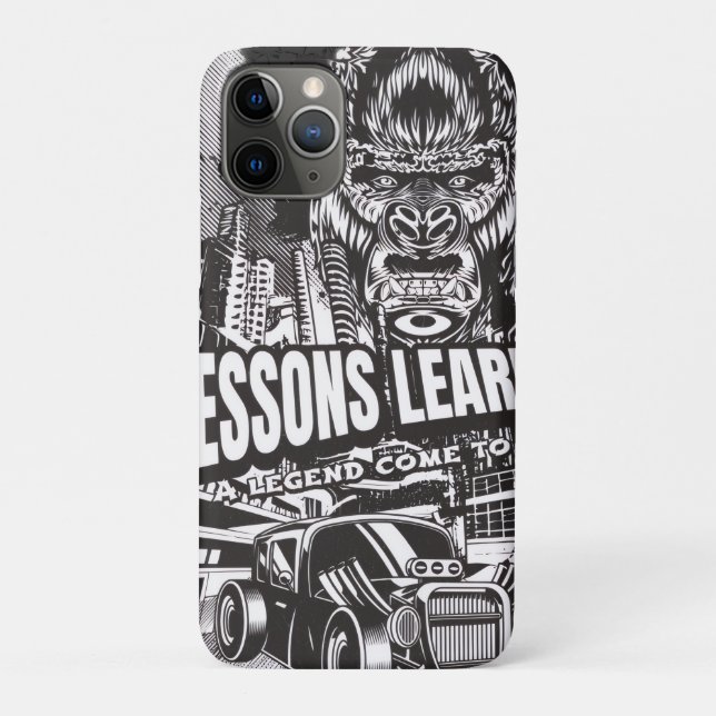 Funda De Case-Mate Para iPhone Funda para iPhone Legendary Gorilla Lessons Learn (Reverso)