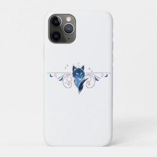 11 Pro Funda para iPhone lobo azul