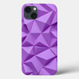 13 Funda para iPhone Morada Lavanda Geométrica y Chic