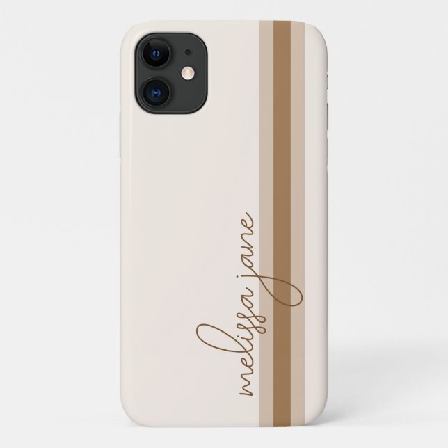 Funda De Case-Mate Para iPhone Funda para iPhone Neutral Moderna (Reverso)