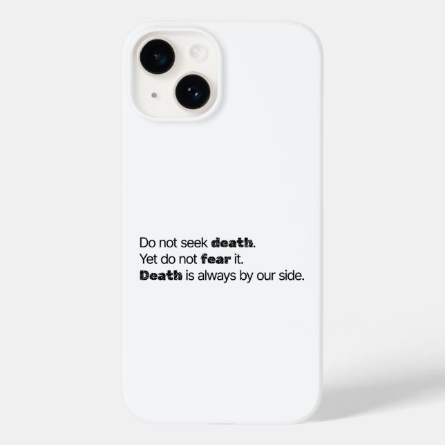 Funda De Case-Mate Para iPhone Funda para iPhone No Busques la Muerte (Reverso )