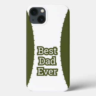 13 Funda para iPhone Olive Green Best Dad Ever