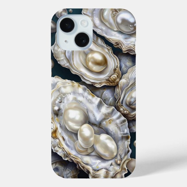 Funda De Case-Mate Para iPhone Funda para iPhone Oyster and Pearl Traditional de  (Reverso )