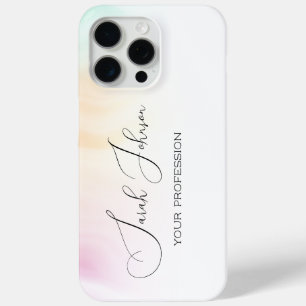 15 Pro Max Funda para iPhone personalizada con acuarela paste