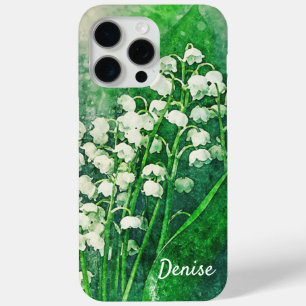 15 Pro Max Funda para iPhone personalizada con lirios de vall