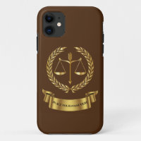 Funda para iPhone personalizada para abogado Case-