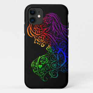 Funda para iPhone Rainbow Lady