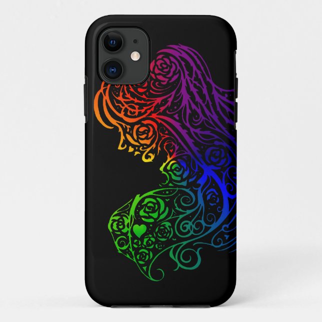 Funda De Case-Mate Para iPhone Funda para iPhone Rainbow Lady (Reverso)