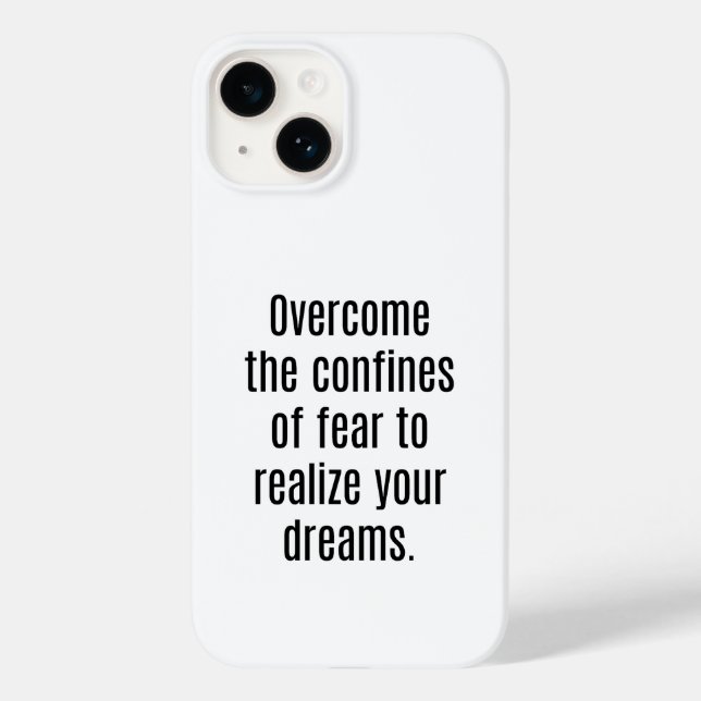 Funda De Case-Mate Para iPhone Funda para iPhone Realiza tus Sueños (Reverso )