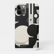Funda para Iphone Retro en Blanco y Negro