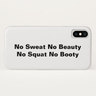 X Funda para iPhone Sin Sudor No Hay Belleza Sin Sen