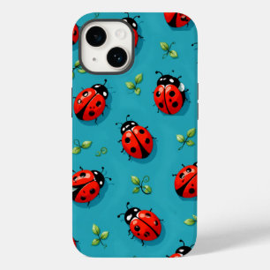 14 De Case-Mate Funda para iPhone Sky Blue con Patrón Afortunado d
