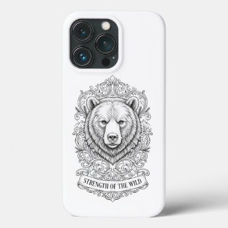 13 Pro Funda para iPhone Strength of the Wild Vintage Bea
