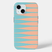 Funda para iPhone Striation Soft Aqua y Melocotón