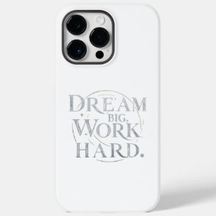 14 Pro Max De Case-Mate Funda para Iphone - Sueña en Grande, Trabaja Dur