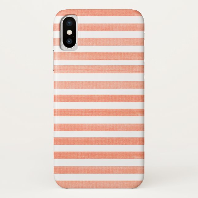 Funda De Case-Mate Para iPhone Funda para iPhone X de banda blanca y de color bla (Reverso)