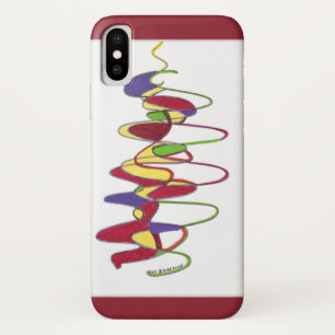 funda para iPhone X "Red Cyclone"