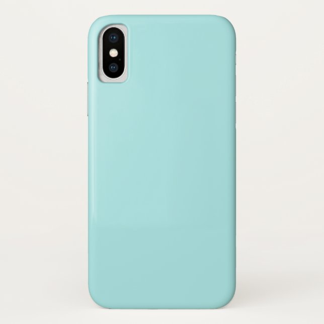 Funda De Case-Mate Para iPhone Funda para iPhone X Turquesa Claro (Reverso)