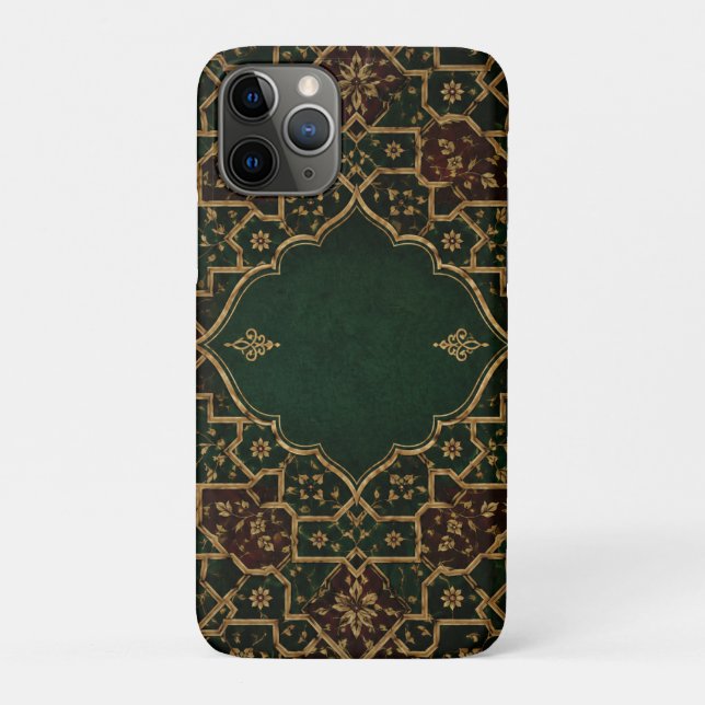 Funda De Case-Mate Para iPhone Funda para Laptop de Lujo con Arabesco Islámico |  (Reverso)