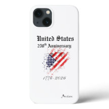 Funda para teléfono Apple 250 aniversario de EE. U