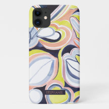 Funda para teléfono con arte abstracto de acuarela