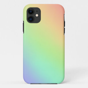 iPhone 11 Funda para teléfono con gradiente de arcoíris past