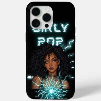 iPhone 15 Pro Max Funda para teléfono con rayos Girly Pop 