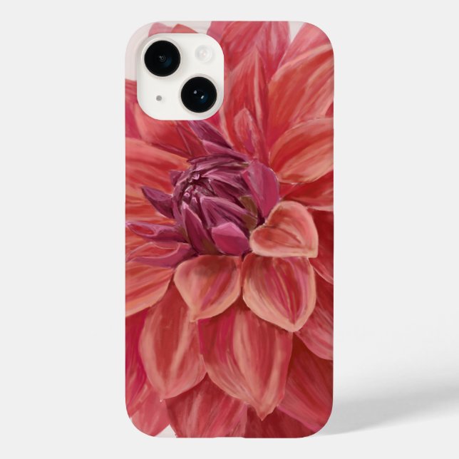 Funda De Case-Mate Para iPhone Funda para teléfono Dahlia (Reverso )