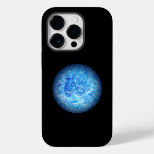 Funda Para iPhone 14 Pro De Case-Mate Funda para teléfono de arte fluido Calm Tide