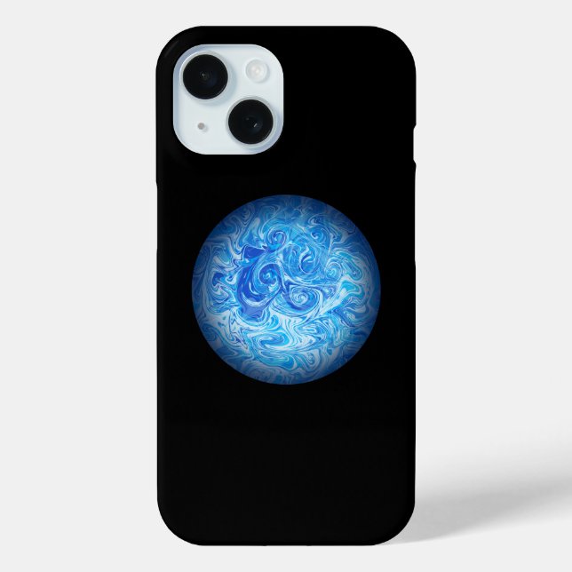 Funda De Case-Mate Para iPhone Funda para teléfono de arte fluido Calm Tide (Reverso )