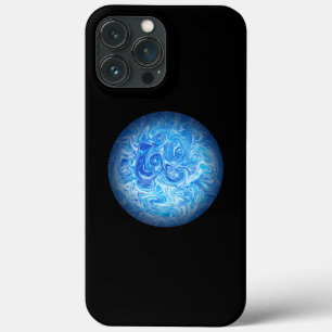 iPhone 13 Pro Max Funda para teléfono de arte fluido Calm Tide iPhon