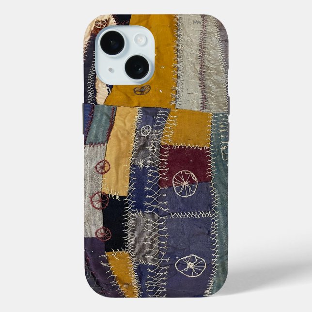 Funda De Case-Mate Para iPhone Funda para teléfono de colcha loca antigua (Reverso )