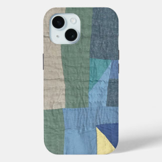 iPhone 15 Funda para teléfono de edredón de patchwork modern