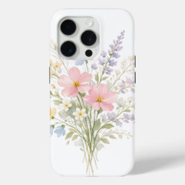 iPhone 15 Pro Funda para teléfono de floración primaveral estéti