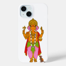 iPhone 15 Funda para teléfono de Ganesha, diseño de funda y