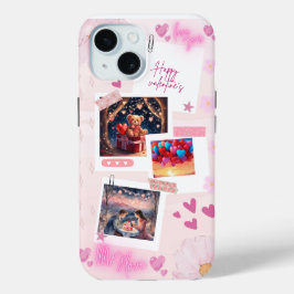 iPhone 15 Funda para teléfono de San Valentín