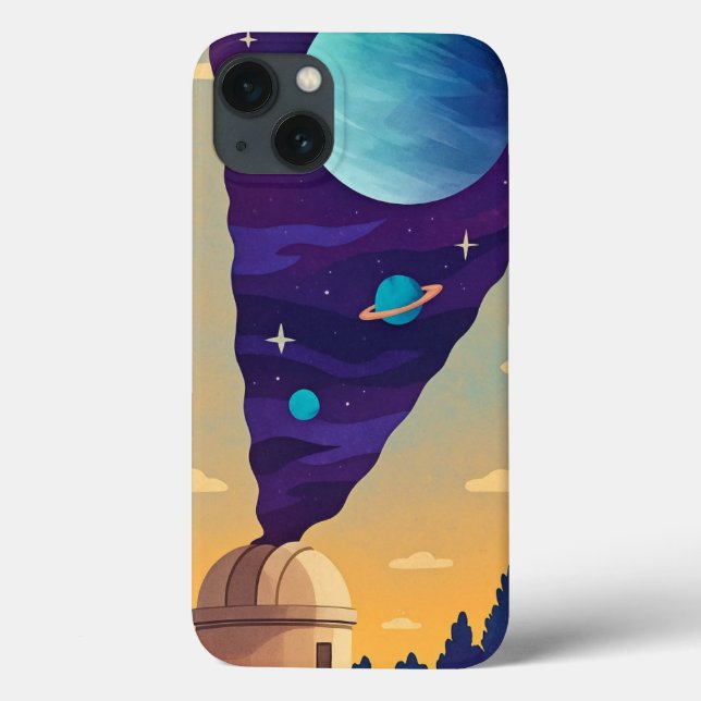 Funda De Case-Mate Para iPhone Funda para teléfono del Observatorio Espacial Surr (Reverso)