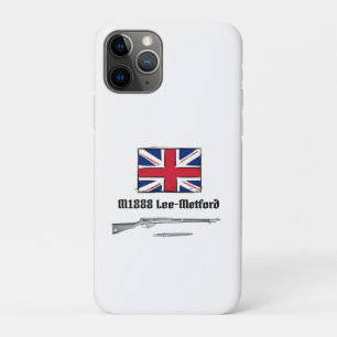 iPhone 11 Pro Funda para teléfono del rifle Lee Metford P1888 br