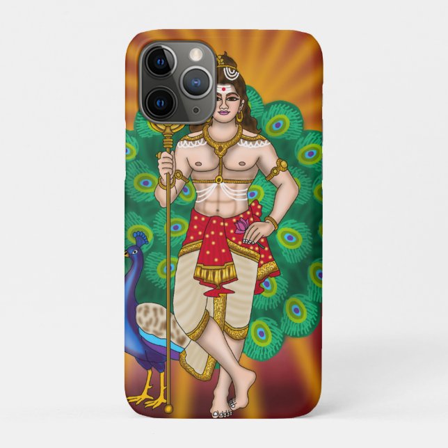 Funda De Case-Mate Para iPhone Funda para teléfono del Señor Murugan (Reverso)