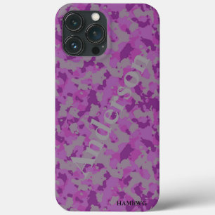 iPhone 13 Pro Max Funda para teléfono HAMbWG Xtreme - Camuflaje gris