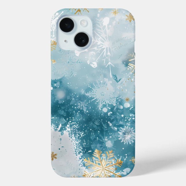 Funda De Case-Mate Para iPhone Funda para teléfono Icy Gold Flurry (Reverso )
